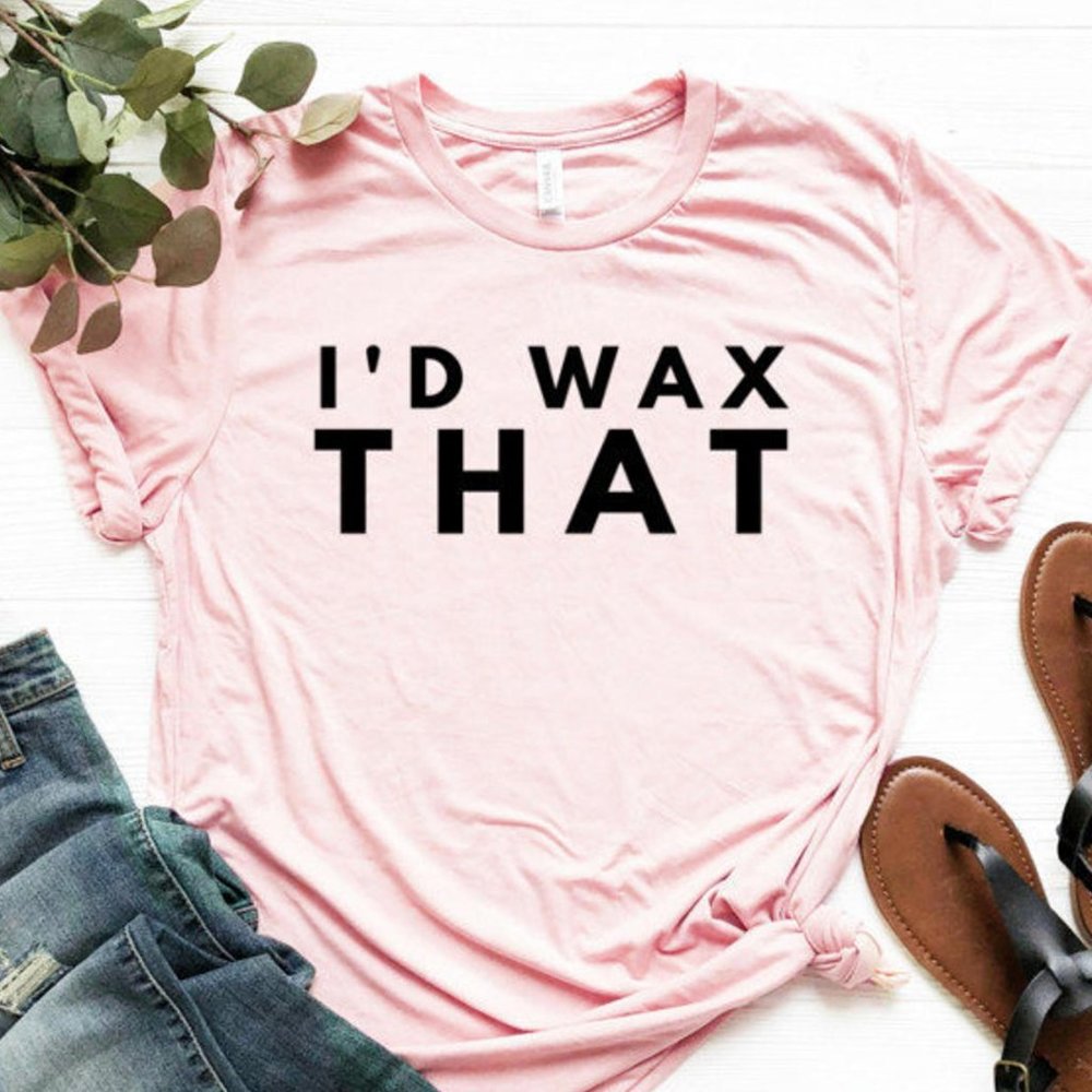 Esthetician Waxing Wax - Pink T-shirt, Graphic Tee